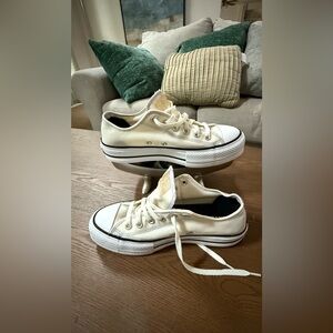 Converse Off-White Low-Top Platform Sneakers